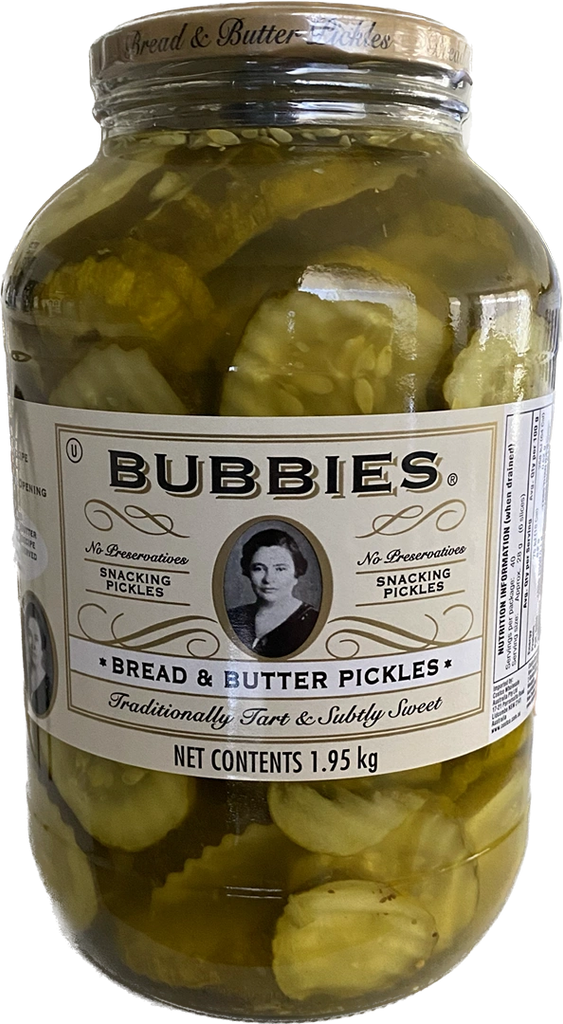 Bubbies Bread & Butter Chips (Sliced) Pickles 2.8L