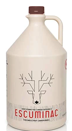 Escuminac 100% Organic Maple Syrup - Late Harvest (Very Dark) 1 Litre