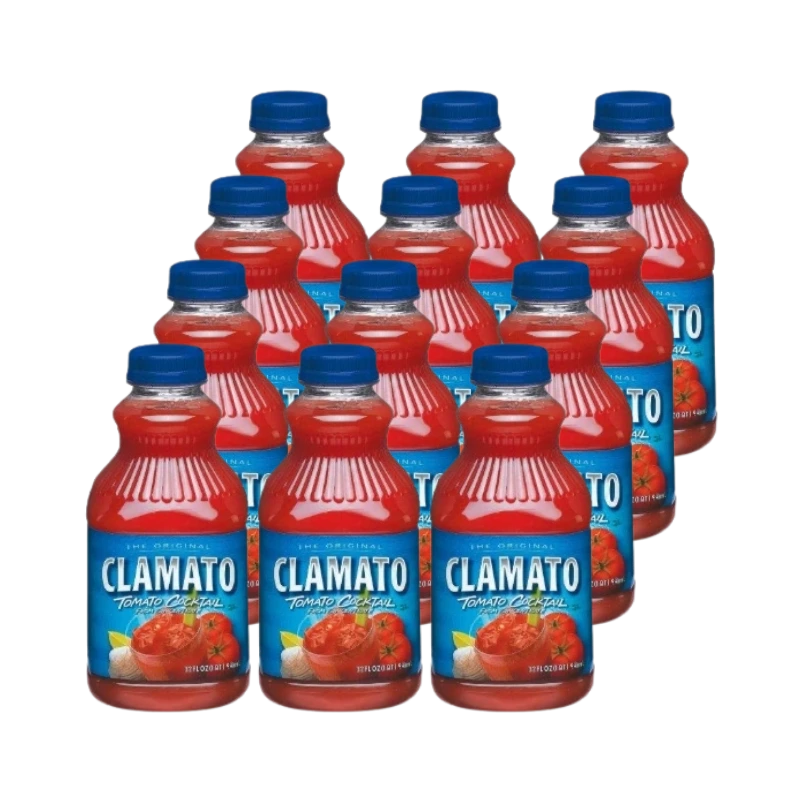 The Original (NOT MOTT's) Clamato Juice - Original 946ml case of 12