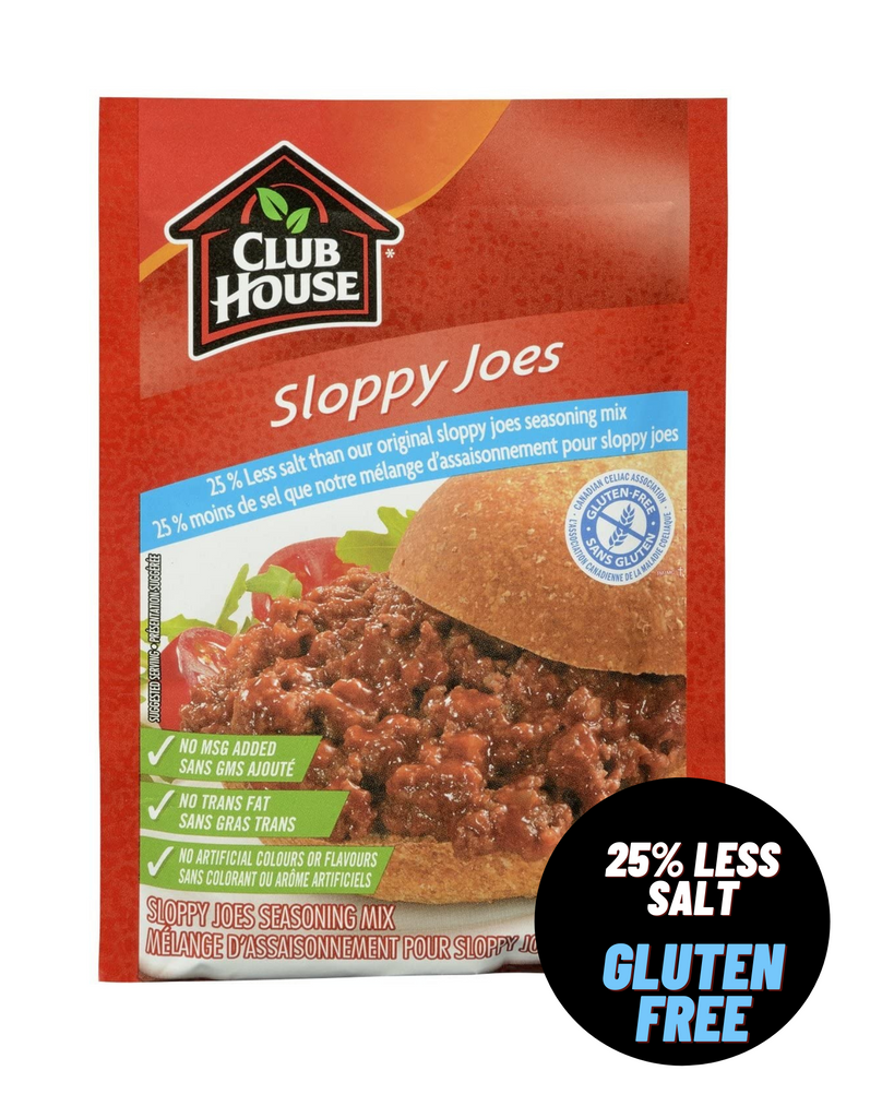 GLUTEN FREE - 25%less Salt -CH Sloppy Joes Mix 37g