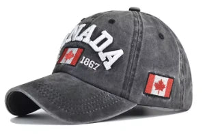 Hat Canada Cap Est. 1867 Strapback - Distressed Grey