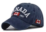 Hat Canada Cap Est. 1867 Strapback - Distressed Blue