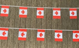 Canada Flag Pennant Garland - 21ft (6.4m)