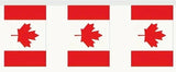 Canada Flag Pennant Garland - 21ft (6.4m)