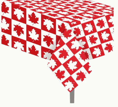 Canadian Flag Tiled Table Cover