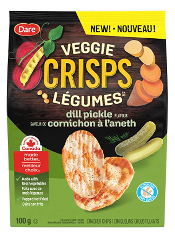 Dare Veggie Crisp Dill Pickle 100g