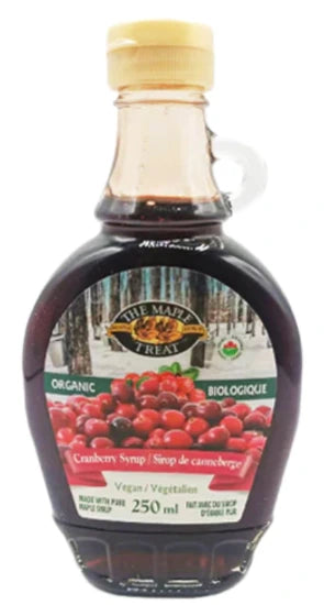Maple Treat Organic Amber Cranberry Maple Syrup 250mL