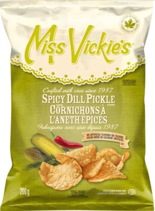 Miss Vickie's Spicy Dill Pickle Chips 200g