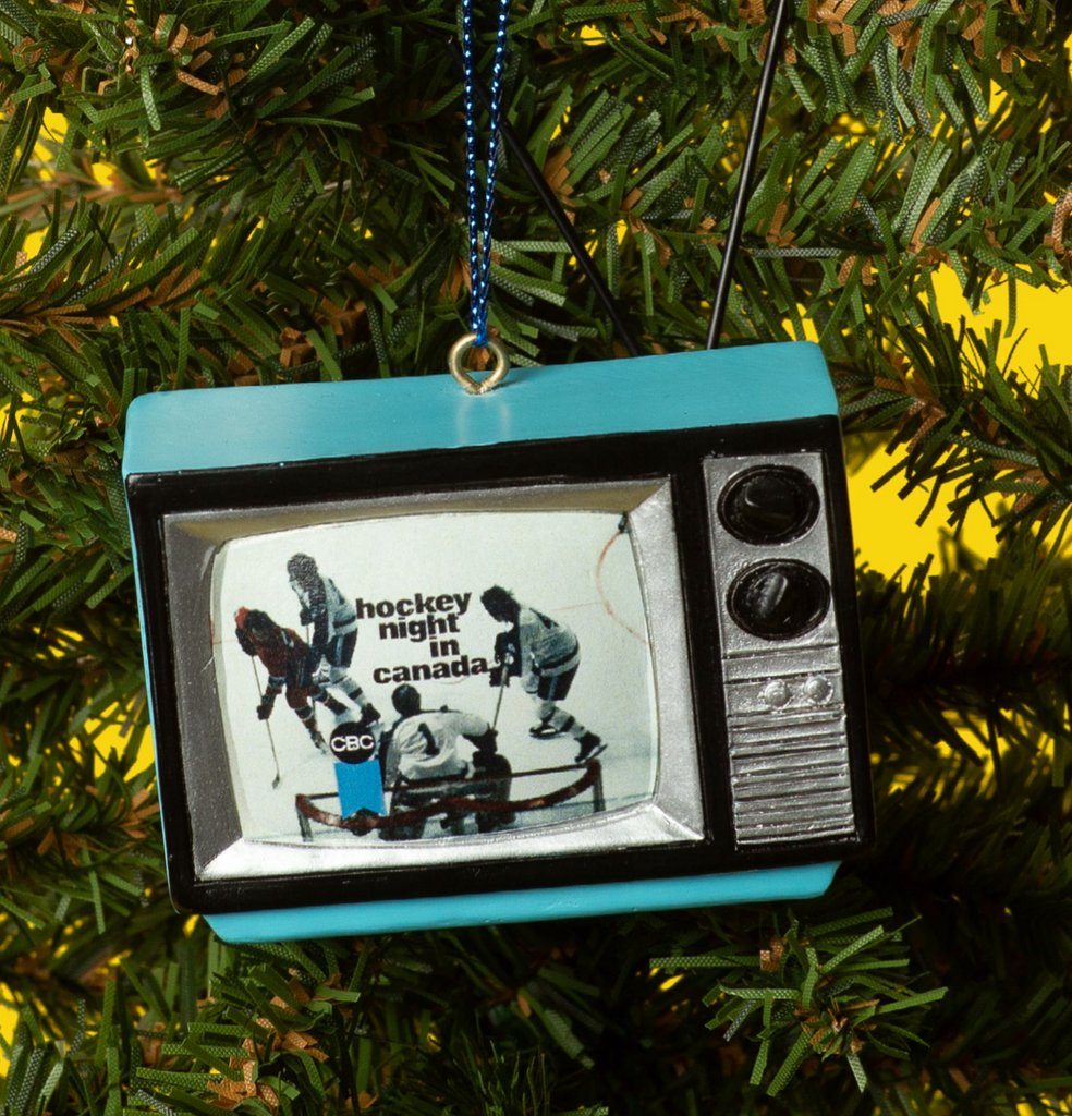 Hockey Night in Canada TV Holiday Ornament