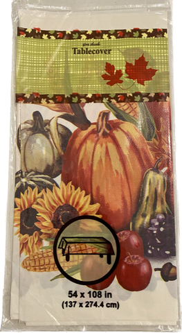 Thanksgiving Table Cover - Harvested Pumpkin Patch