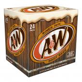 A&W Root Beer 355mL Case of 24-O Canada