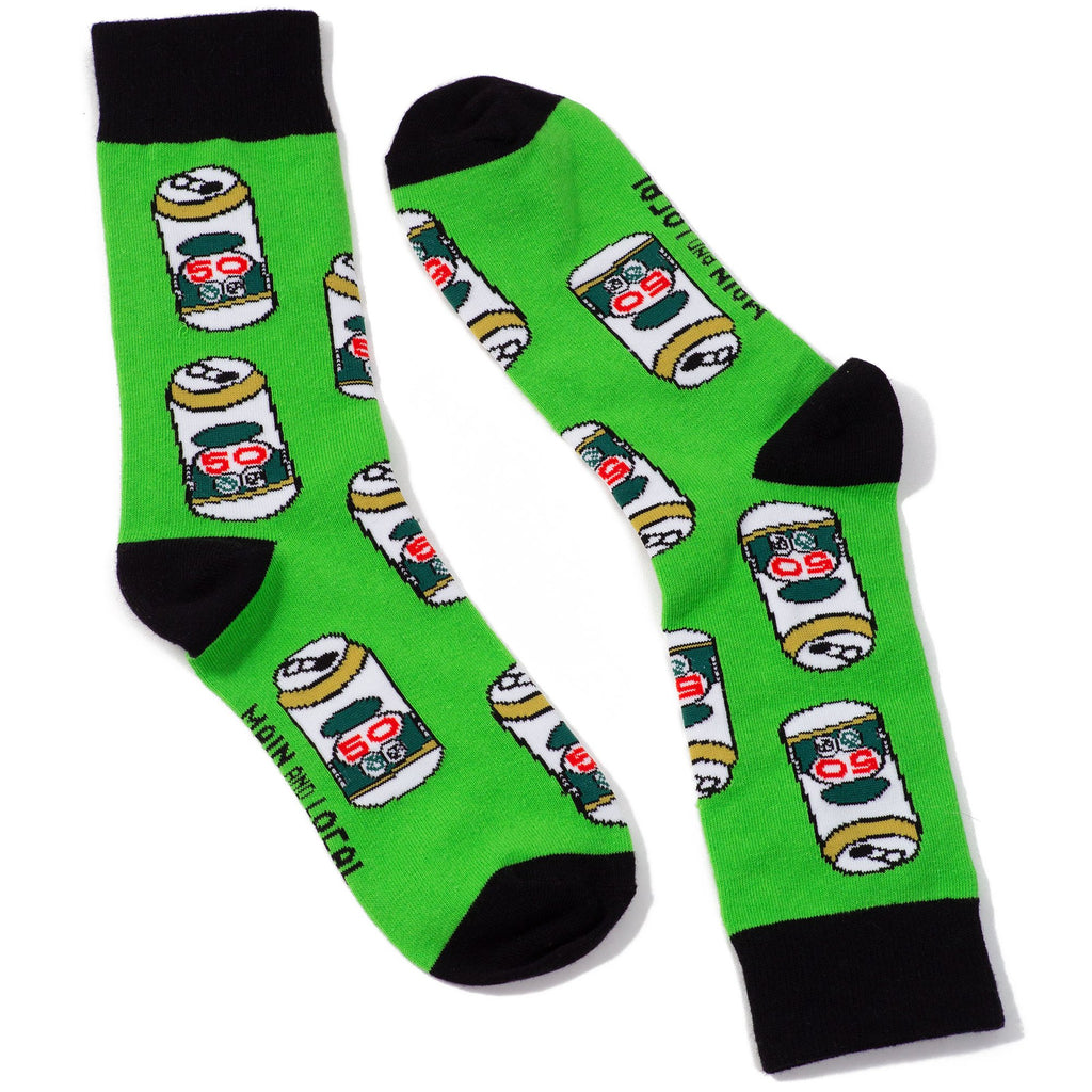 Retro Beer Can Socks - Unisex