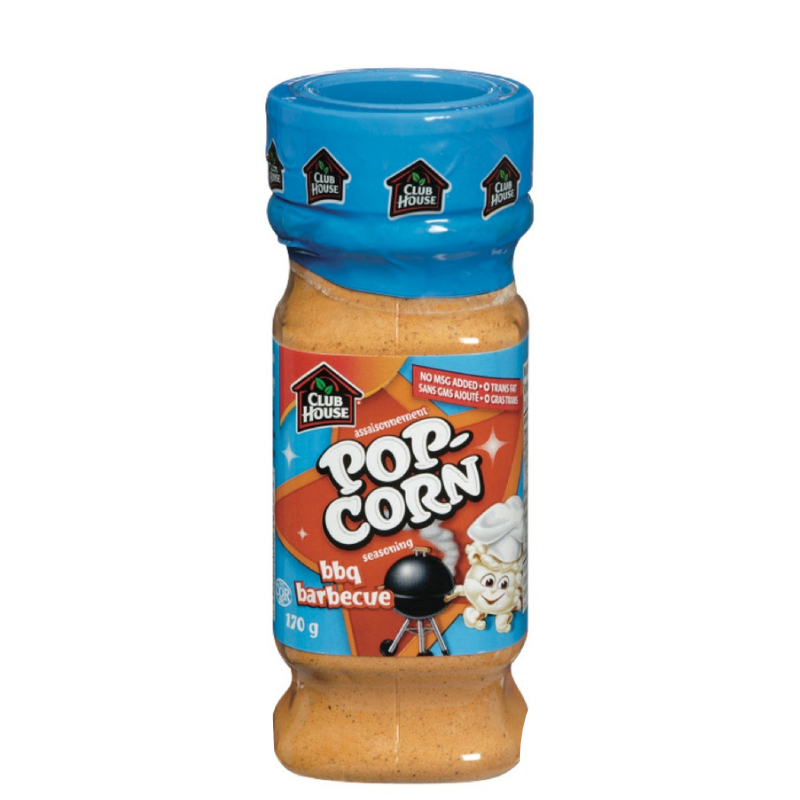 Club House Popcorn Seasoning BBQ 145g-O Canada