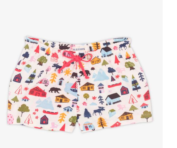 Cute Cottage Women's Sleep Shorts