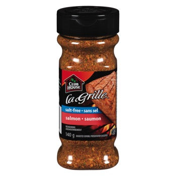 Club House LaGrille Salmon Seasoning 170g Salt Free-O Canada